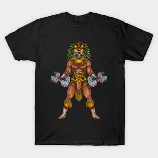 Aztec Warrior Bodybuilder T-Shirt